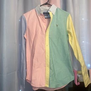 Multiple color Ralph Lauren button down.